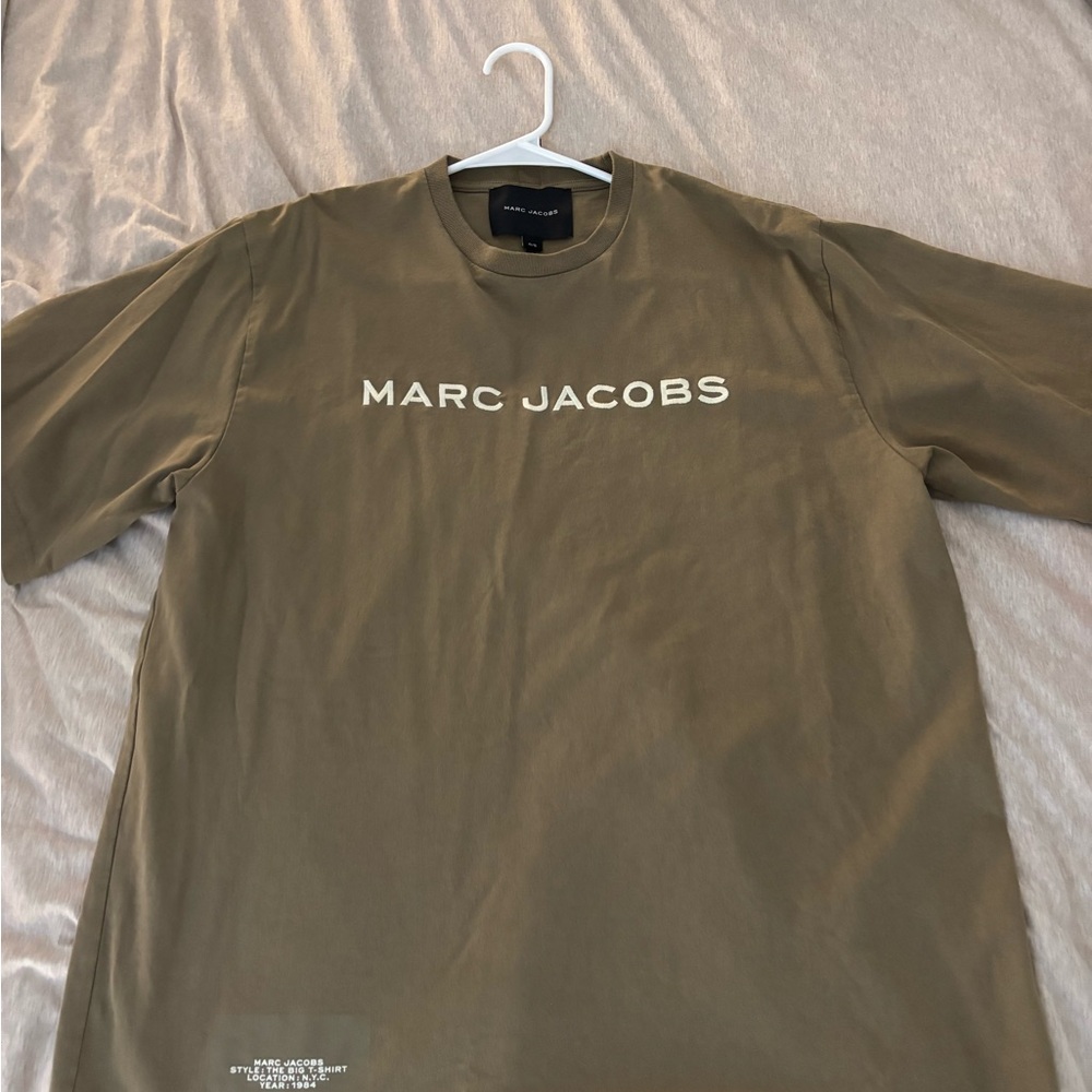 Marc Jacobs Khaki Oversized Tee